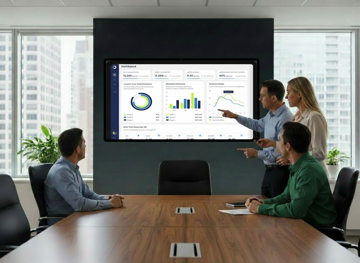 Carbon reporting software dashboard